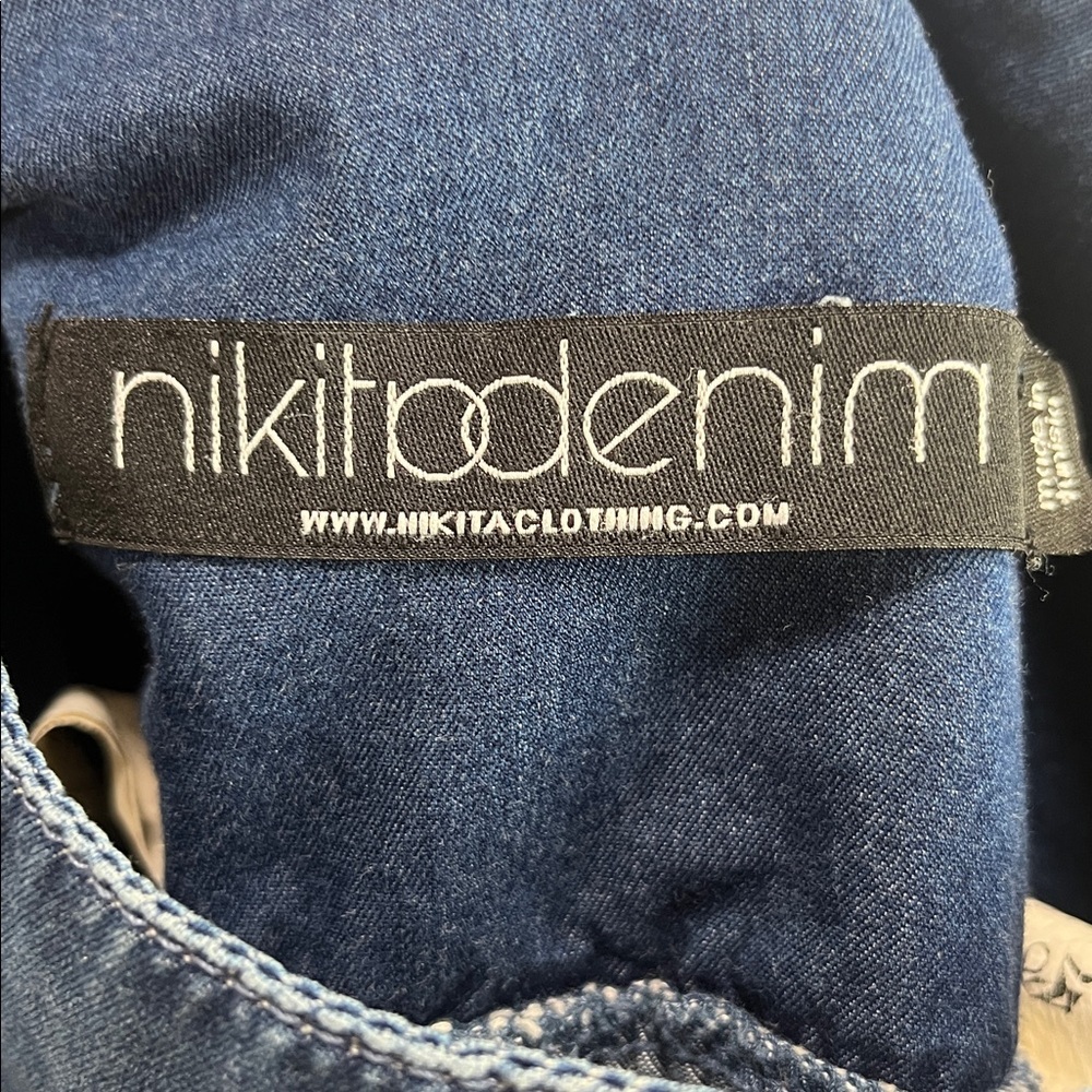 Vintage Y2K RARE Nikita Women's Denim HAREM Balloon Jeans Pants SZ 27/34 Casual - Picture 3 of 13